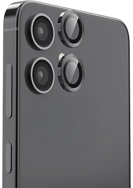 Newface Samsung Galaxy A06 Raze Metal Kamera Lens - Siyah