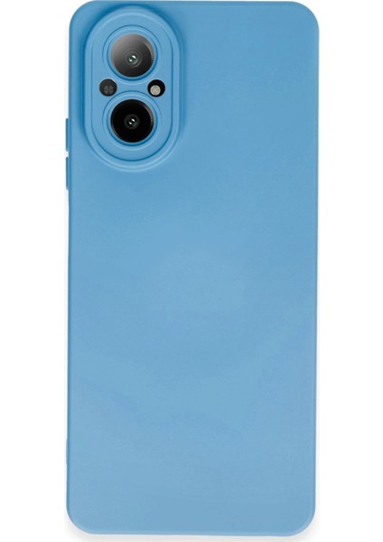 Newface Realme 12 Lite Kılıf Nano Içi Kadife Silikon - Mavi