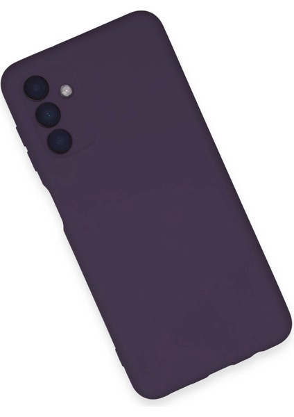 Newface Samsung Galaxy A24 4g Kılıf Nano Içi Kadife Silikon - Mor modelleri