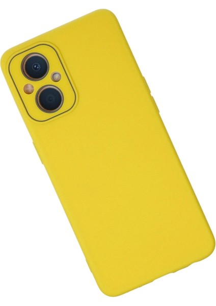 Newface Oppo Reno 7 Lite Kılıf Lansman Glass Kapak - Sarı fiyatları