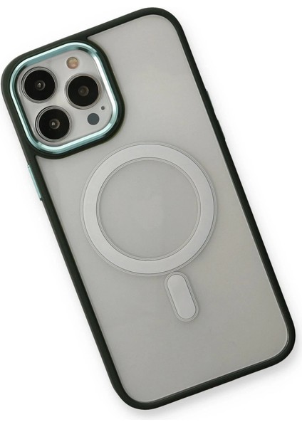 Newface iPhone 14 Pro Max Kılıf Room Magneticsafe Silikon - Köknar Yeşili modelleri