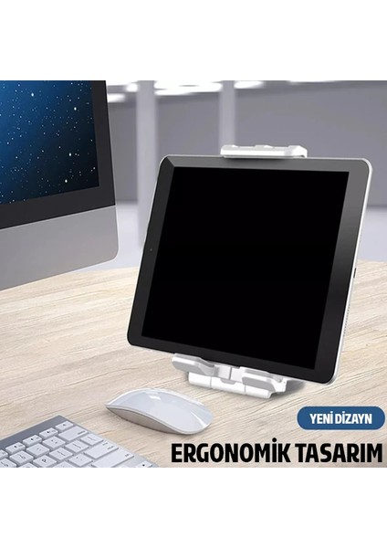 Ally PB-47B Askılı Katlanabilen Çok Işlevli Tablet -Telefon Standı TUTUCU-(577 - BLS9536-5693