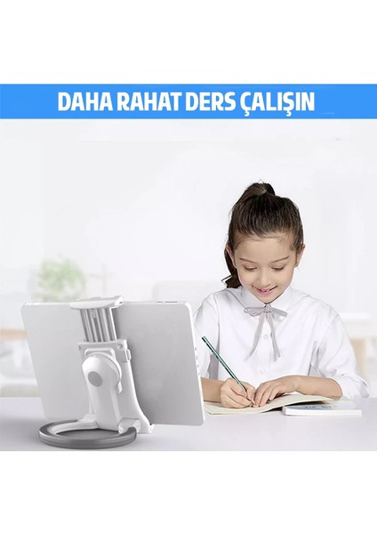 Ally PB-47B Askılı Katlanabilen Çok Işlevli Tablet -Telefon Standı TUTUCU-(577 - BLS9536-5693