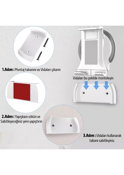 Ally PB-47B Askılı Katlanabilen Çok Işlevli Tablet -Telefon Standı TUTUCU-(577 - BLS9536-5693