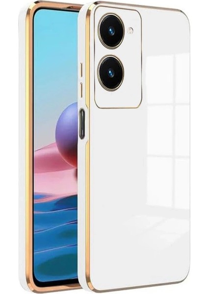 Newface Vivo Y18 Kılıf Volet Silikon - Beyaz