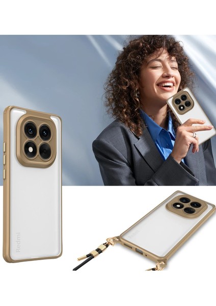 Newface Xiaomi Redmi Note 14 Pro Plus Kılıf Penta Silikon Kılıf - Çöl Titanyum modelleri