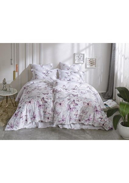 Nevresım Takımı Saten Linen Serisi Frulato 160X220