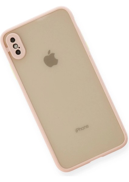 Newface iPhone x Kılıf Montreal Silikon Kapak - Pembe