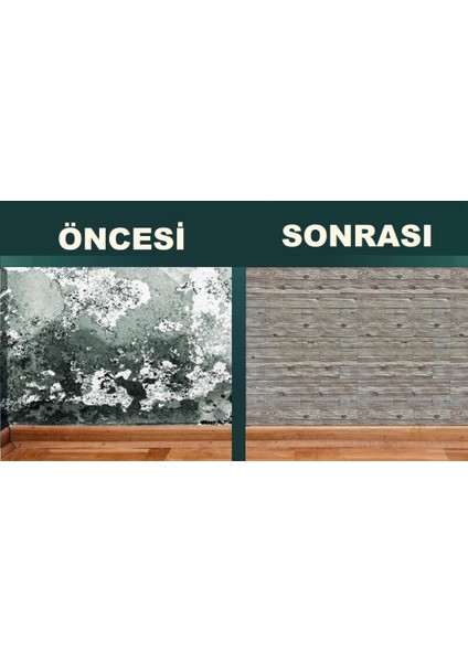 Gri Ahşap Desen Kendinden Yapışkanlı Duvar Kağıdı Paneli NW126 indirimleri