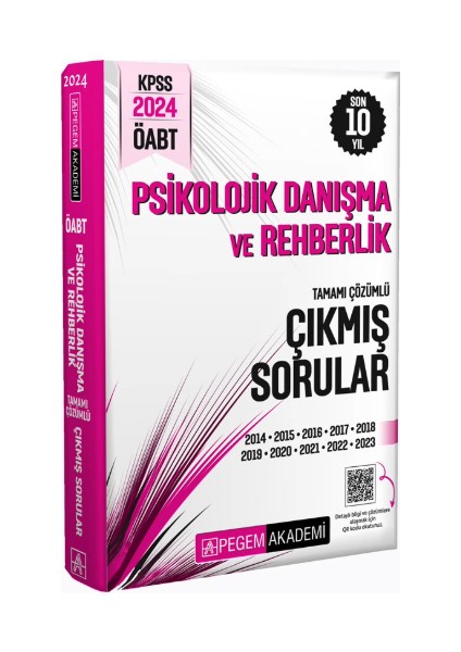2024 Kpss Öabt Psikolojik Danışma ve Rehberlik Tamamı Çözümlü Çıkmış Sorular