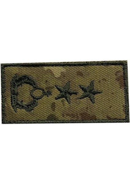 Single Sword Tsk Mini Rütbe Nakış Yb.