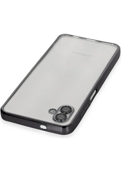 Newface Samsung Galaxy A04 Kılıf Razer Lensli Silikon - Siyah modelleri