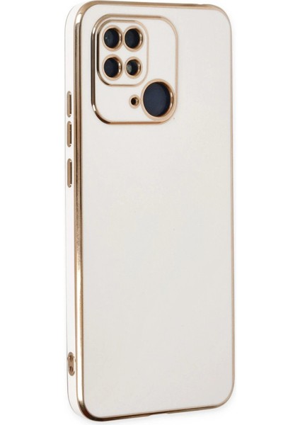Newface Xiaomi Redmi 10C Kılıf Volet Silikon - Beyaz