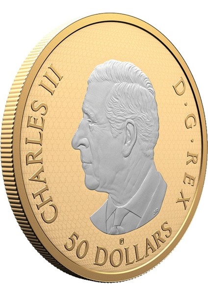 Agakulche Maple Leaves In Motion 2025 Altın Kaplama Gümüş Sikke coin
