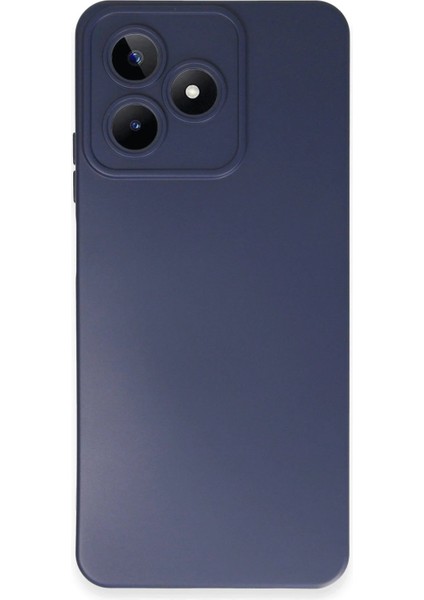 Newface Realme C53 Kılıf Nano Içi Kadife Silikon - Lacivert