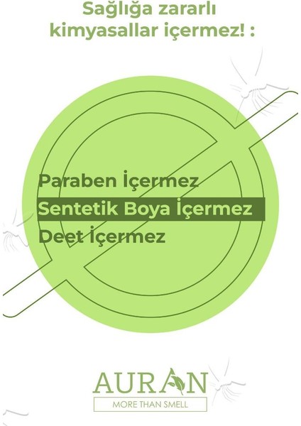 Anti-Fly Sinek, Sivrisinek, Kene ve Haşere Kovucu, Vücut Koruyucu, Bitkisel Sinek Savar Sprey 100ML