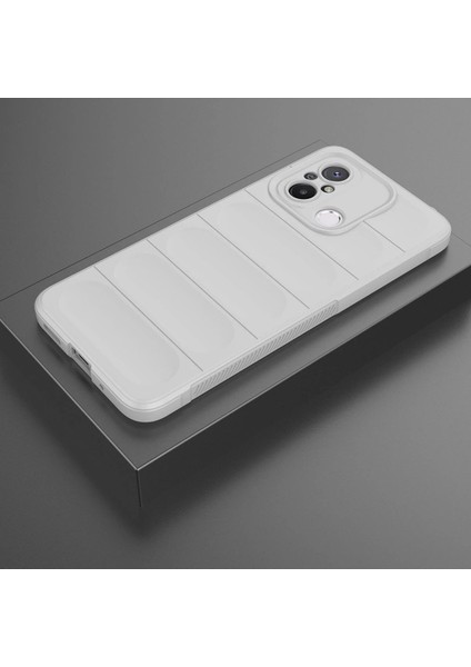 Newface Xiaomi Redmi 12C Kılıf Optimum Silikon - Krem