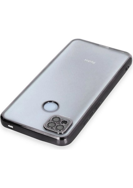 Newface Xiaomi Redmi 9c Kılıf Razer Lensli Silikon - Siyah