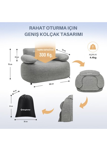 Single Inflatable Sofa Premium Şişme Koltuk fiyatları