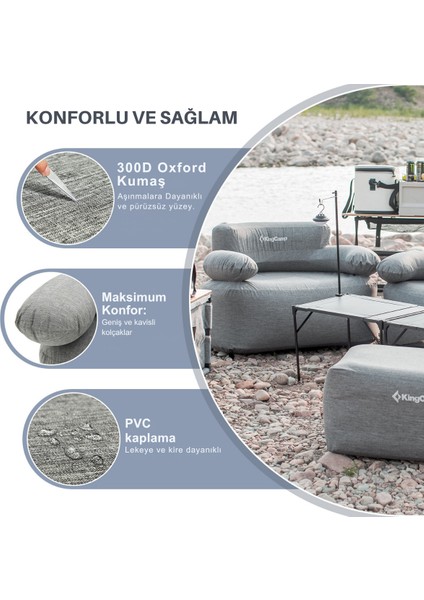 Single Inflatable Sofa Premium Şişme Koltuk indirimleri