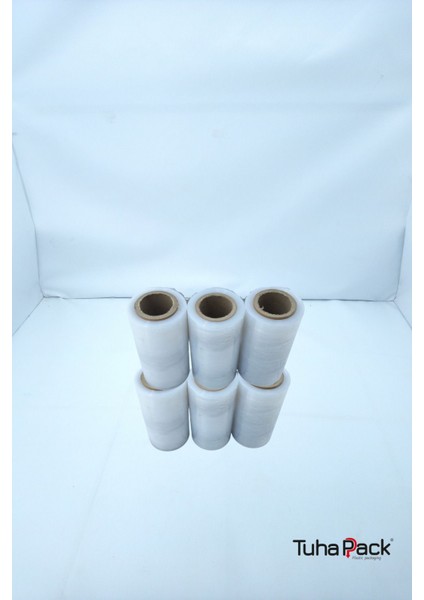 Dilimli Streç Film 17CM x 300M Şeffaf 17 Mikron (6'lı Paket) - Palet, Koli ve Ağaç Aşılama Streçi modelleri