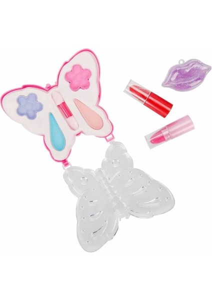 S00004276 Makyaj Set Mini Çiçek Veya Kelebek - 1 Adet Stokta Olan Gönderilir