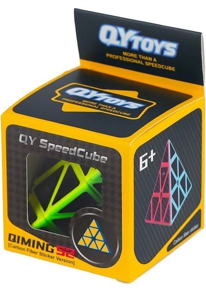 EQY672 Qy Fiber Karbon Pyramid Küp