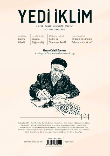 Yedi Iklim Dergi 424.SAYI Temmuz 2025