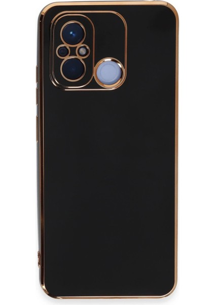 Newface Xiaomi Redmi 12C Kılıf Volet Silikon - Siyah