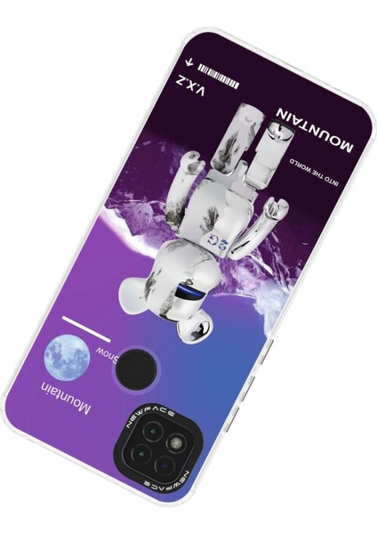 Newface Xiaomi Redmi 9c Kılıf Estoril Desenli Kapak - Estoril - 8