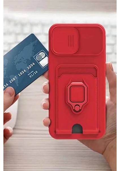 Newface Xiaomi Redmi Note 13 Pro 5g Kılıf Zuma Kartvizitli Yüzüklü Silikon - Lila fiyatları