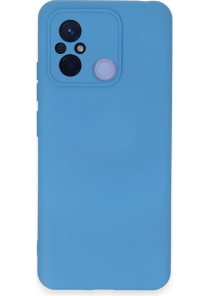 Newface Xiaomi Redmi 12C Kılıf Nano Içi Kadife Silikon - Mavi