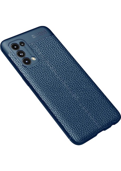Newface Oppo Reno 5 Kılıf Auto Focus Kapak - Lacivert