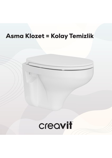 Perla Thermoplast Yavaş Kapanan Klozet Kapaklı Beyaz Set