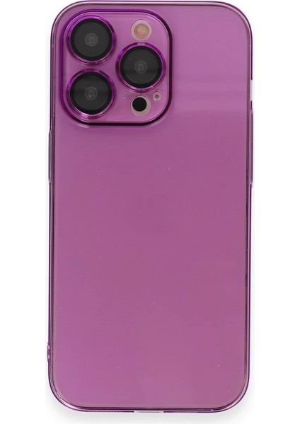 Newface iPhone 14 Pro Kılıf Armada Lensli Kapak - Mor