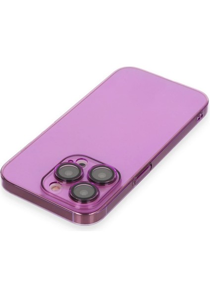 Newface iPhone 14 Pro Kılıf Armada Lensli Kapak - Mor