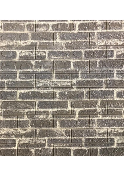 3D Kendinden Yapışkanlı Alaca Gri Salon Duvar Kağıdı Paneli NW24 fiyatları