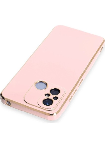 Newface Xiaomi Redmi 12C Kılıf Volet Silikon - Pembe
