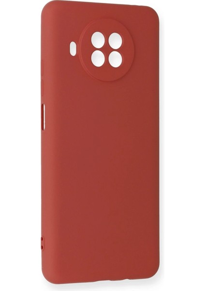 Newface Xiaomi Mi 10T Lite Kılıf Nano Içi Kadife Silikon - Kiremit