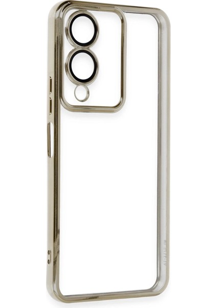 Newface Vivo Y17S Kılıf Razer Lensli Silikon - Gold fiyatları