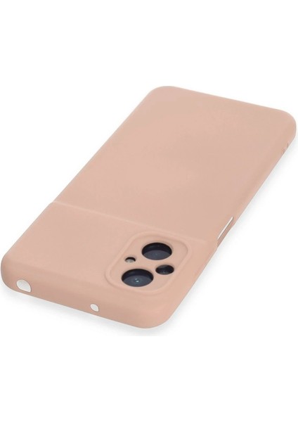 Newface Xiaomi Poco M5 Kılıf Nano Içi Kadife Silikon - Pudra modelleri