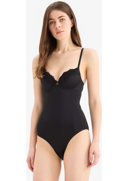 Yarım Dolgulu Dantel Detaylı Bodysuit-Fall in Love D8168AX25SP modelleri