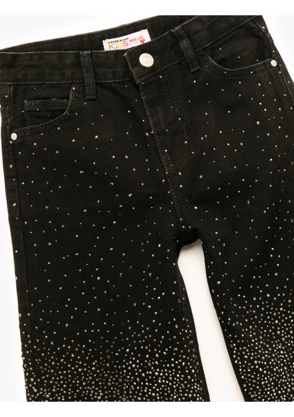 Pamuklu Cepli Geniş Paça Denim Pantolon modelleri