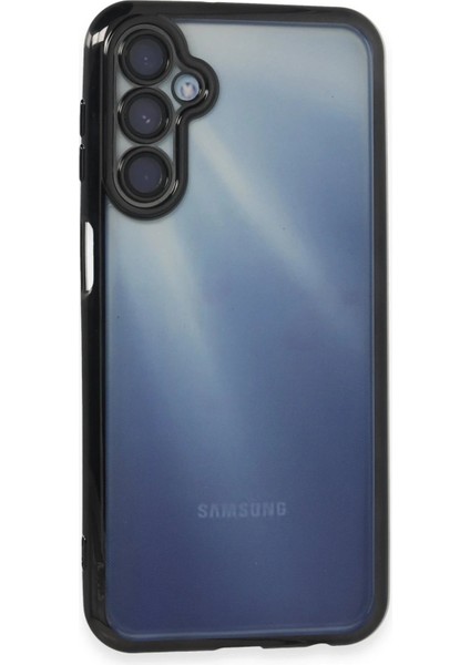 Newface Samsung Galaxy A35 5g Kılıf Razer Lensli Silikon - Siyah