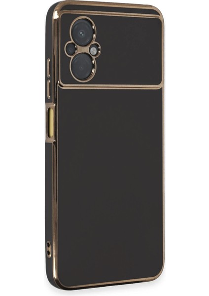 Newface Xiaomi Poco M5 Kılıf Volet Silikon - Siyah