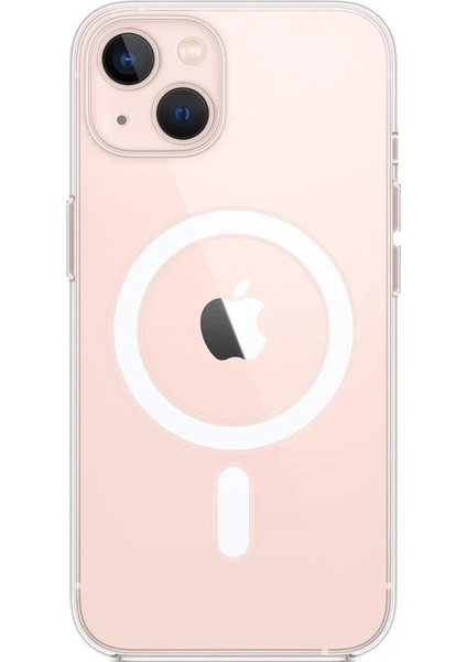 Newface iPhone 13 Kılıf Pc Real Magsafe Kapak - Şeffaf