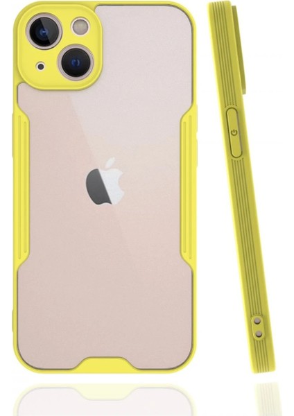 Newface iPhone 13 Kılıf Platin Silikon - Sarı