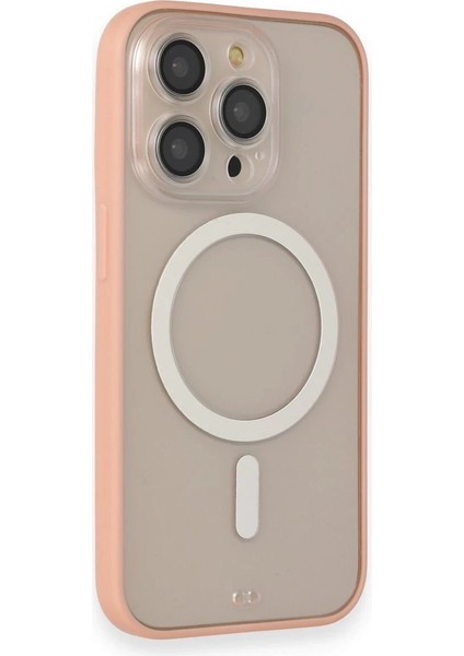 Newface iPhone 13 Pro Kılıf Grand Magneticsafe Kapak - Pembe
