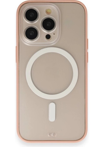 Newface iPhone 13 Pro Kılıf Grand Magneticsafe Kapak - Pembe