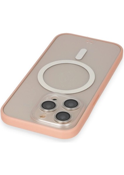 Newface iPhone 13 Pro Kılıf Grand Magneticsafe Kapak - Pembe